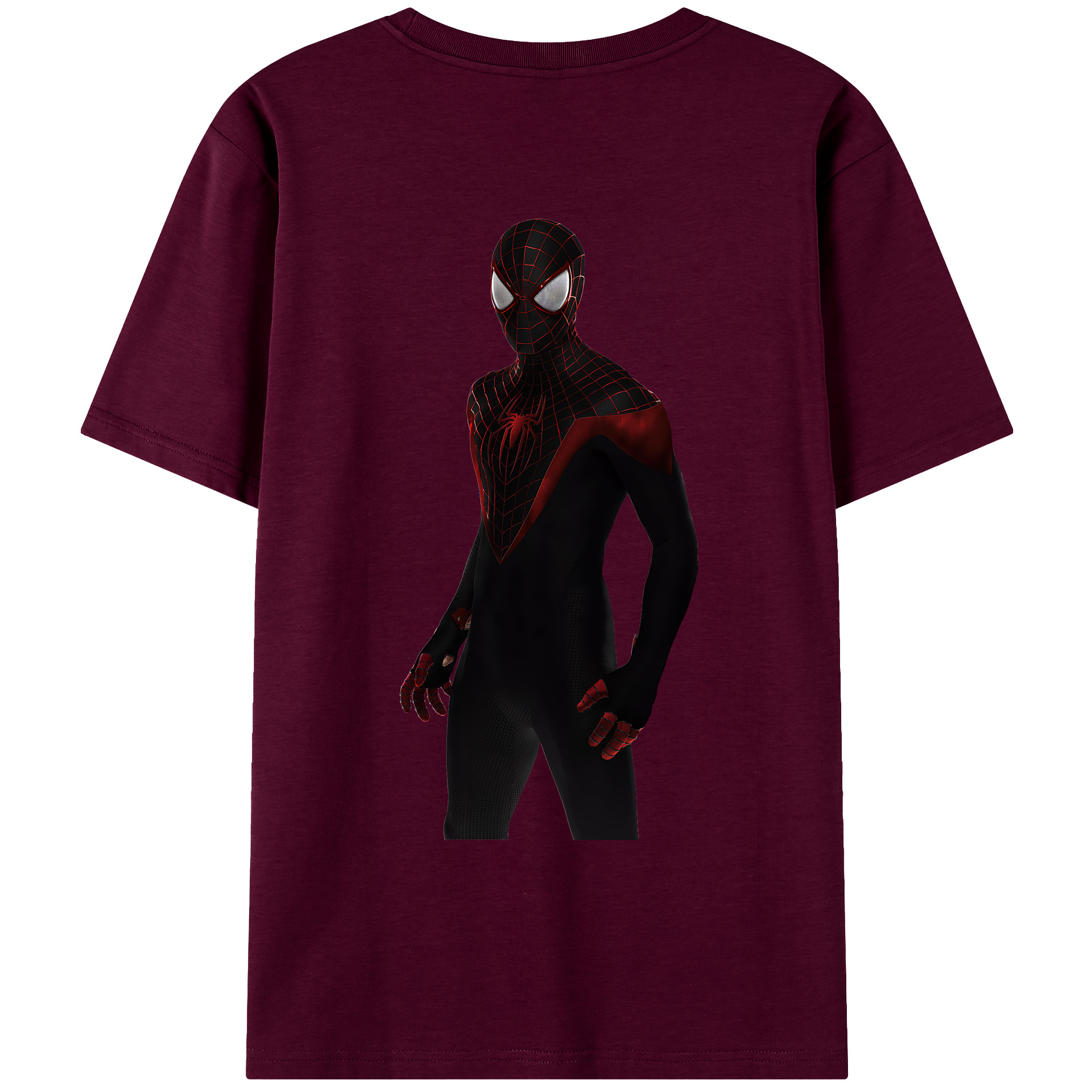 （画像用） Spider Man スパイダーマン レディース半袖Tシャツ(バックプリント)